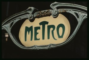 Ingang van een Metropoolstation